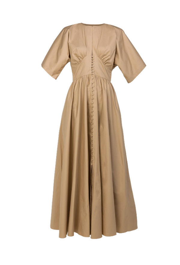 Looped cotton maxi dress